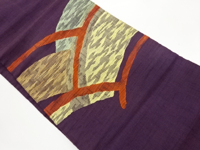 JAPANESE NAGOYA OBI / TSUMUGI / WOVEN MIST